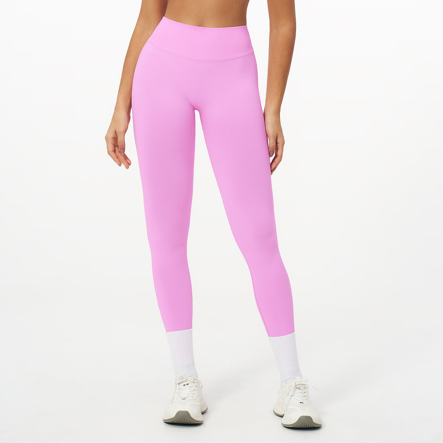 Seamless Yoga Pants with V-Shape Design