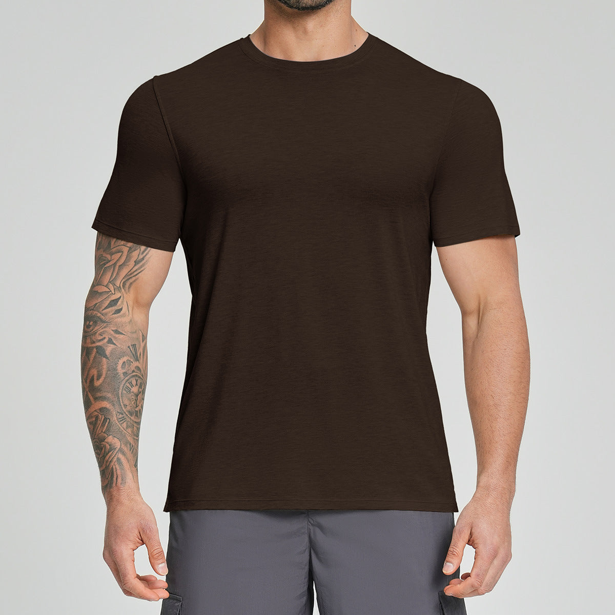 Mens Lyocell Merino Wool Blend T-Shirt