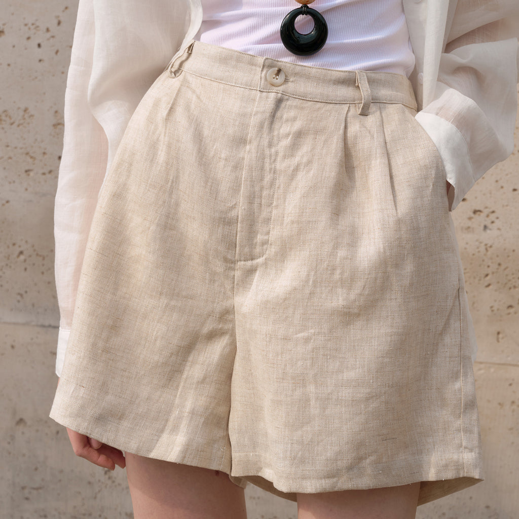 Women's Linen Casual Shorts