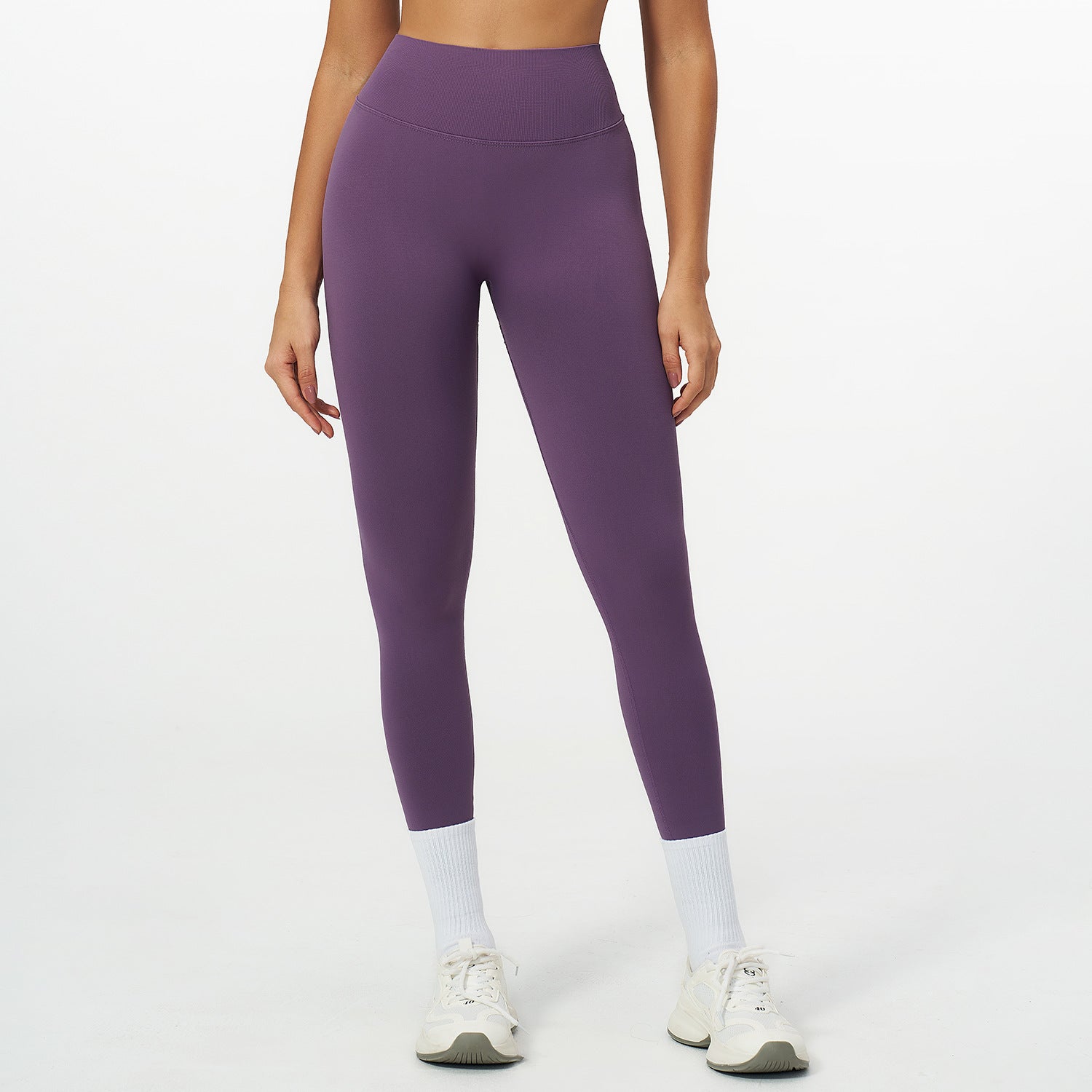 Seamless Yoga Pants with V-Shape Design