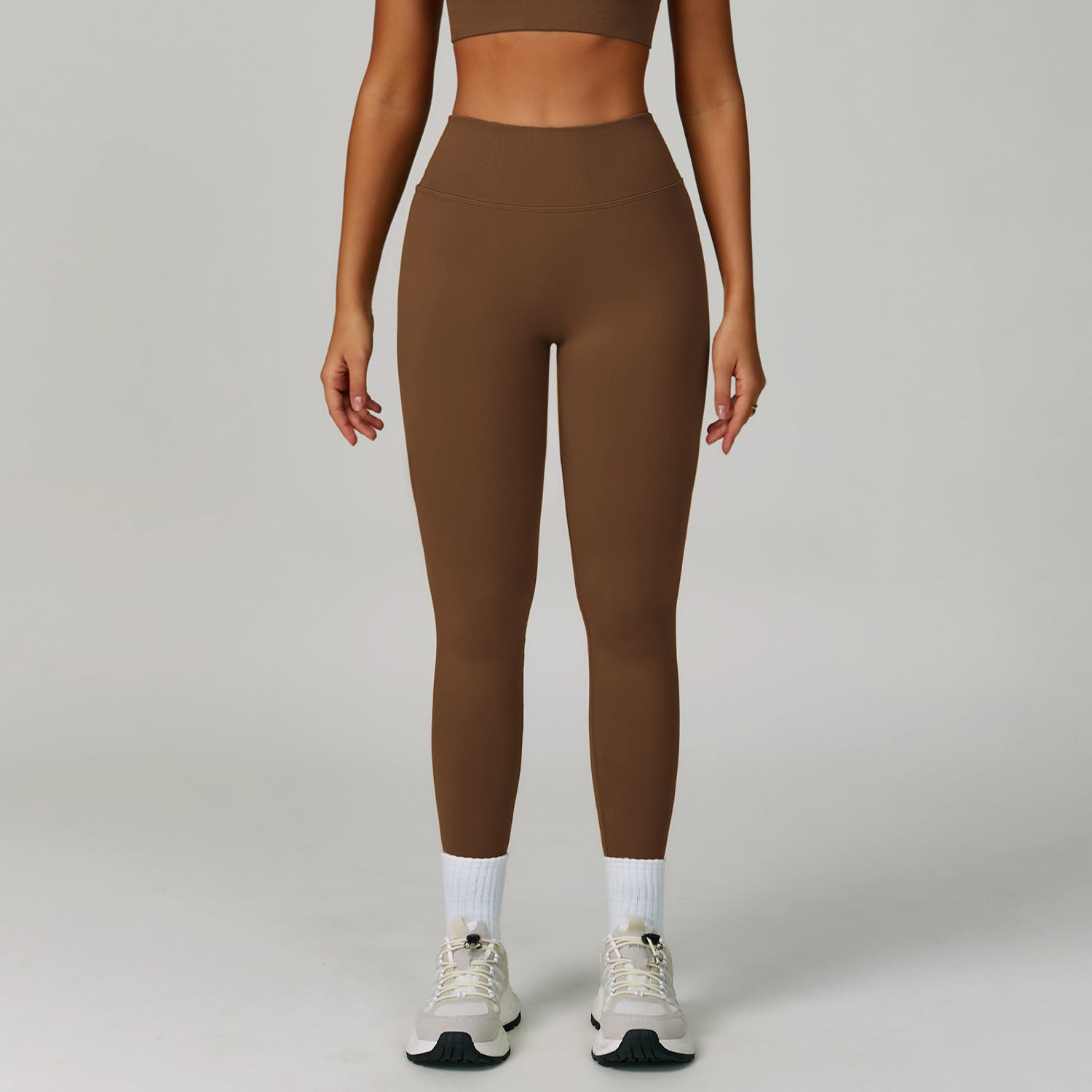 Seamless Yoga Pants with V-Shape Design