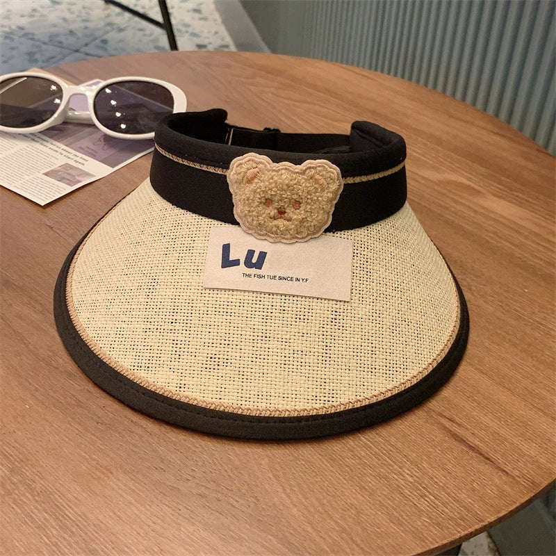 children's sun hat with built-in charging fan