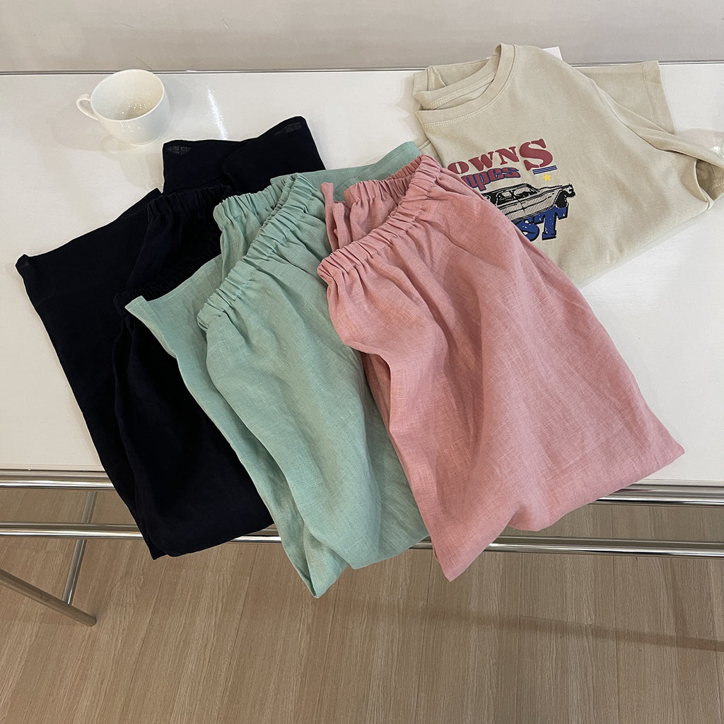 Relaxed Linen Skirt for Women