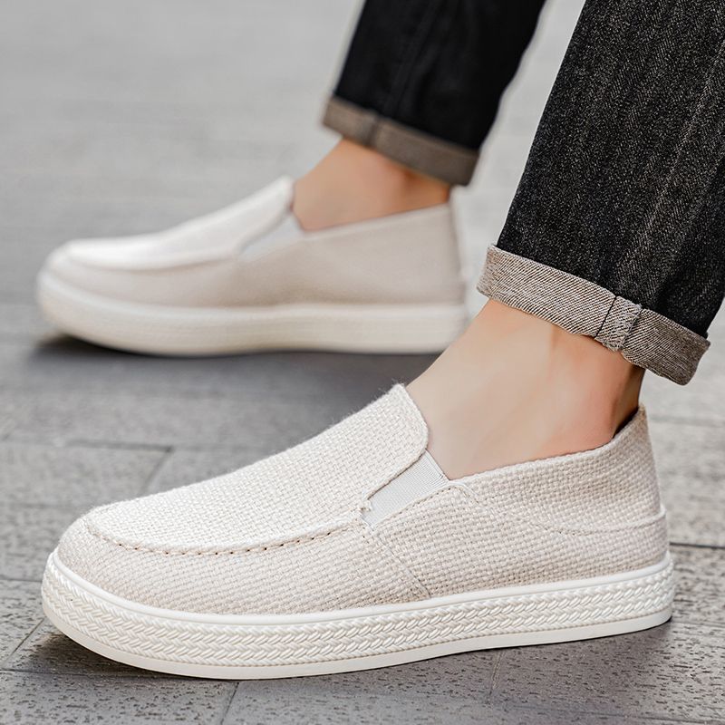 Casual linen shoes for odor prevention