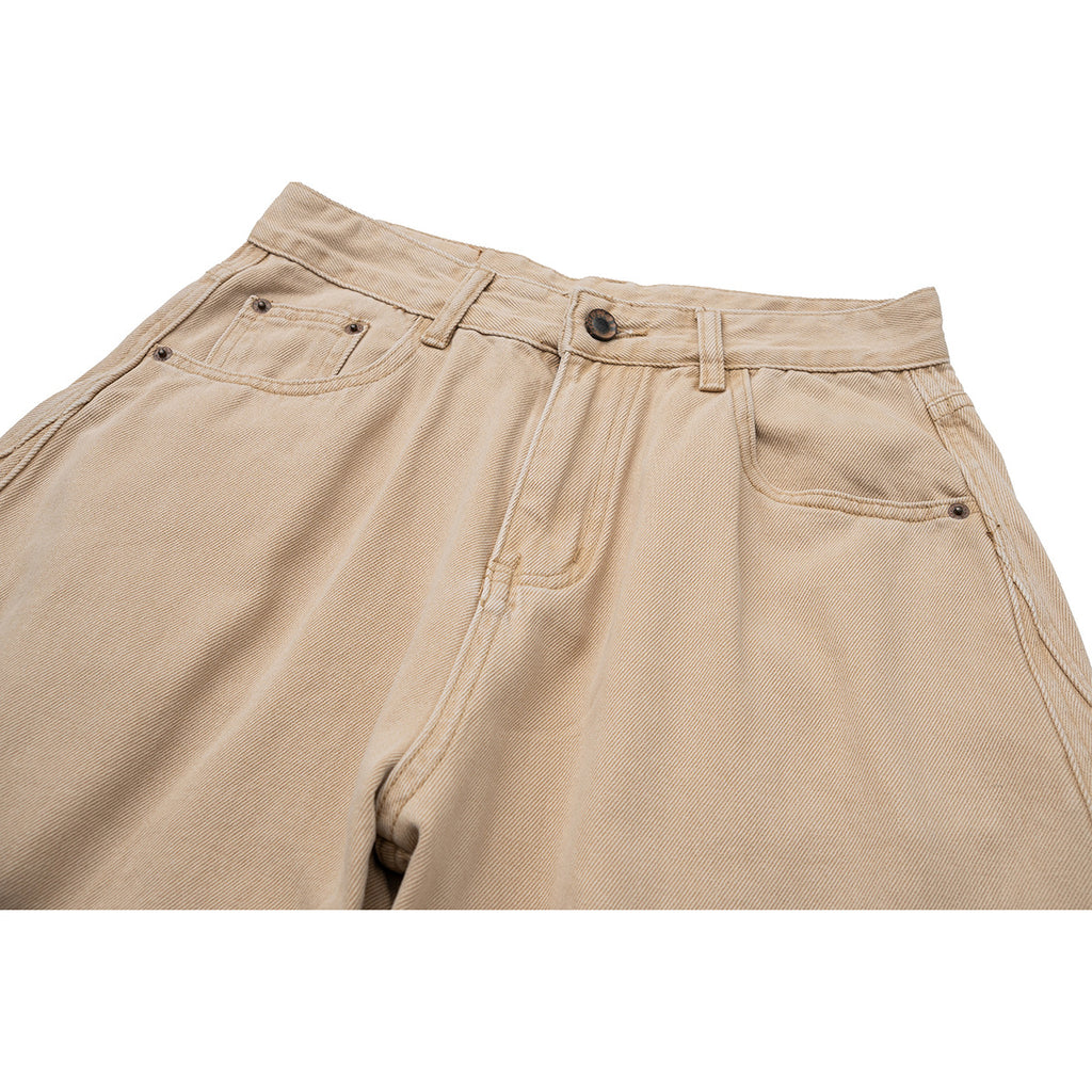 Men's Cotton Wide-Leg Work Pants