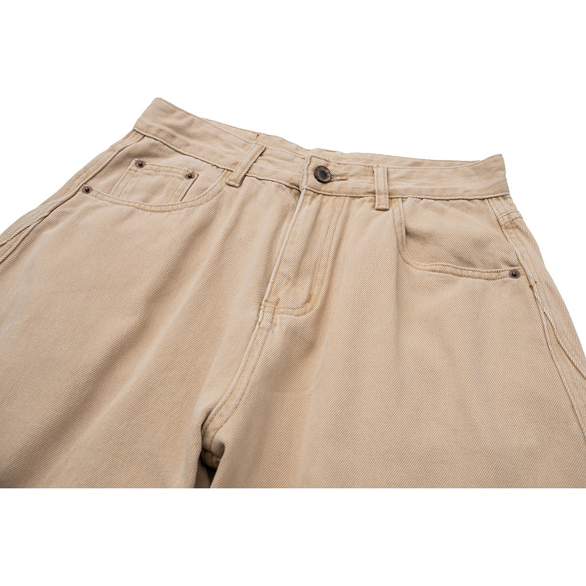 Men's Cotton Wide-Leg Work Pants