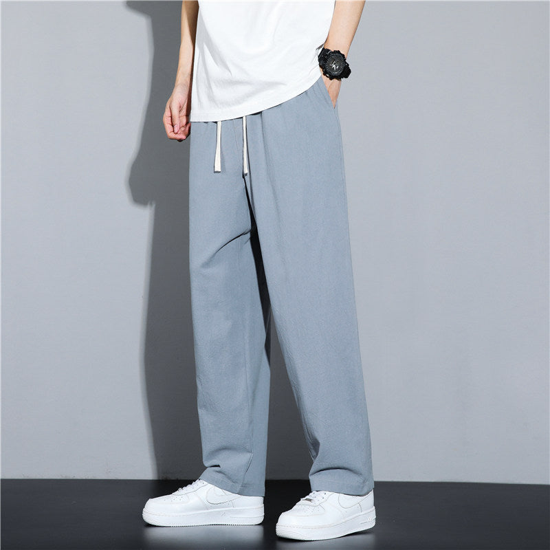 Mens Casual Straight Leg Pants
