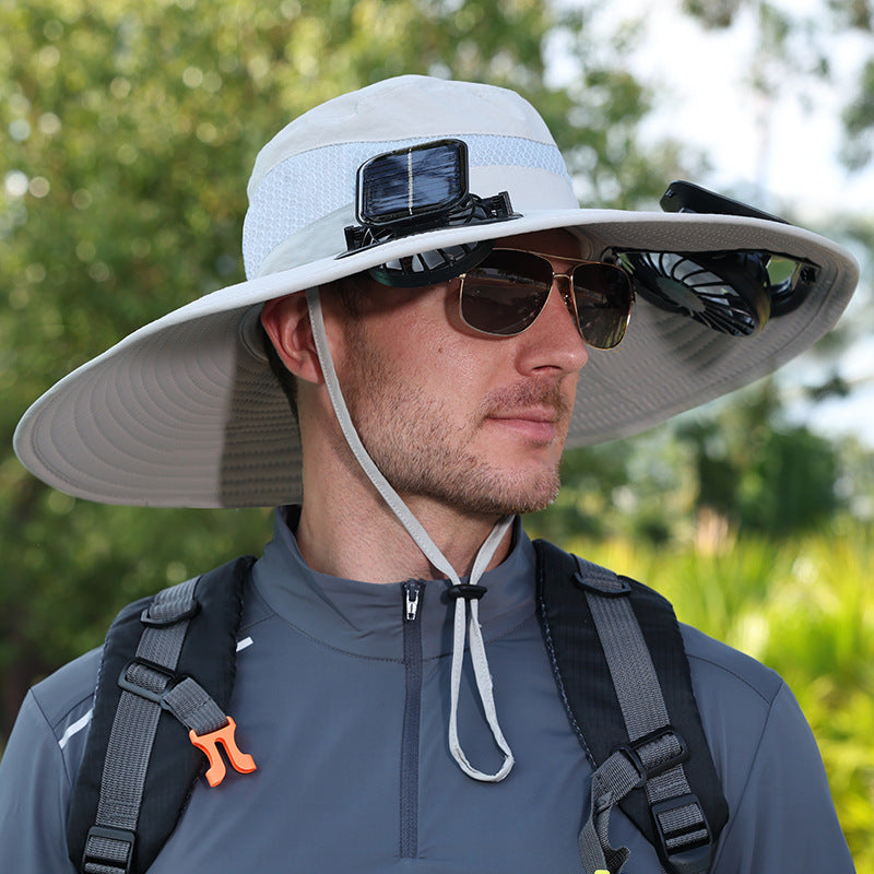 Solar Fan Hat — Stay Cool Anywhere, Powered by the Sun