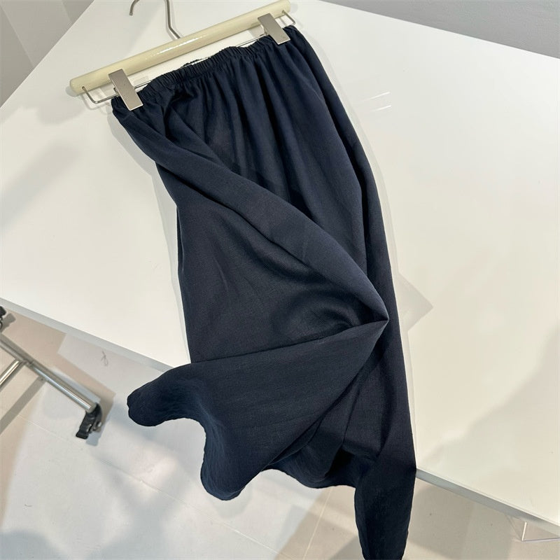Relaxed Linen Skirt for Women