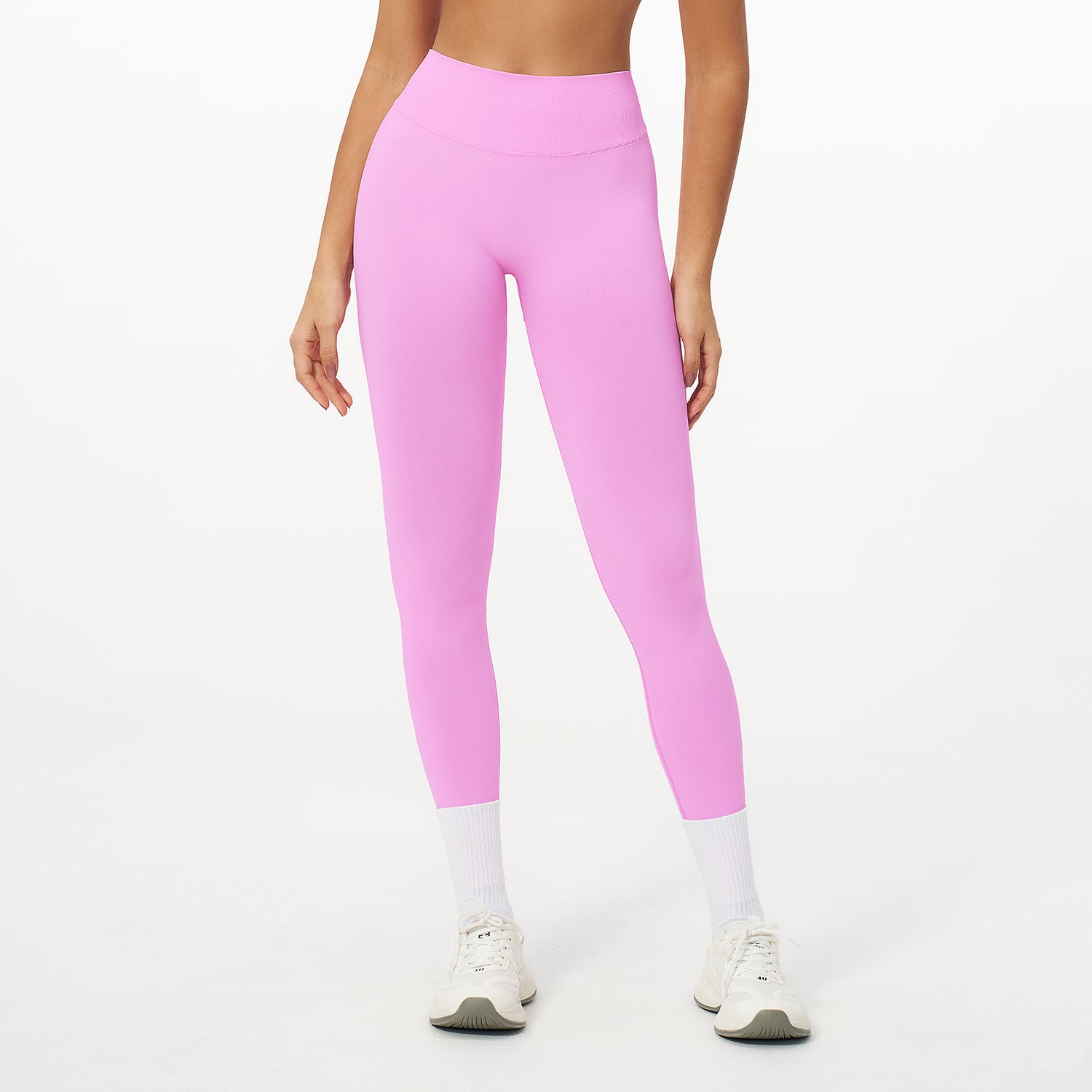 Seamless Yoga Pants with V-Shape Design