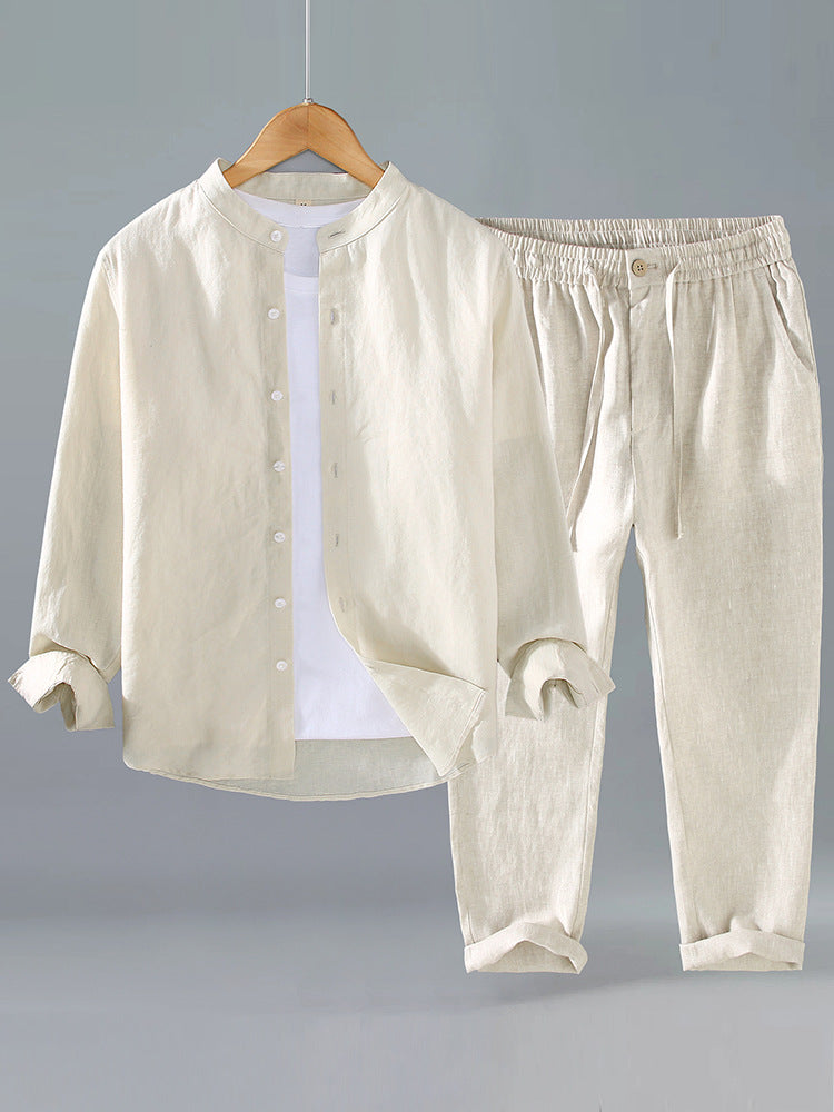 Linen Relaxed Fit Two-Piece Suit