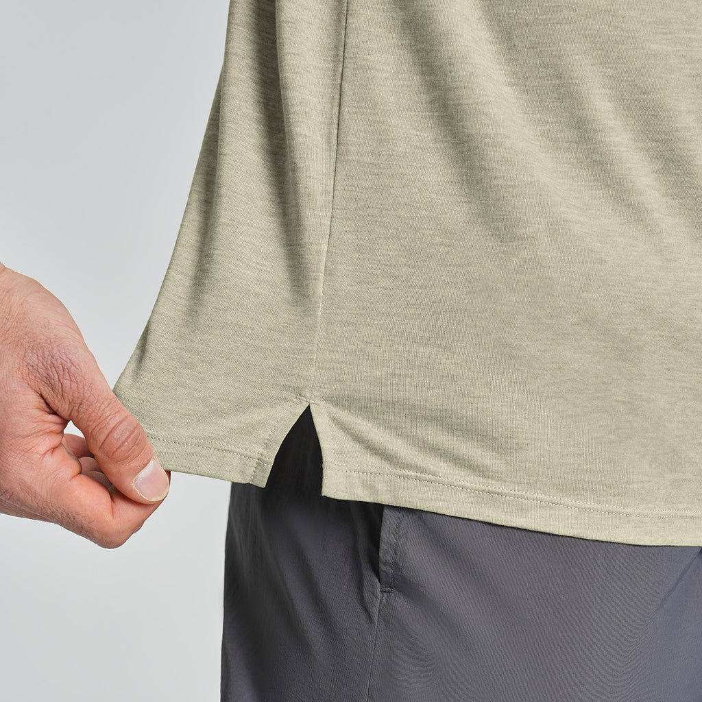 Mens Lyocell Merino Wool Blend T-Shirt