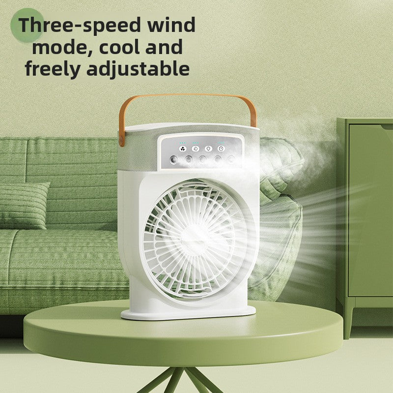 usb misting fan with humidifying cooling