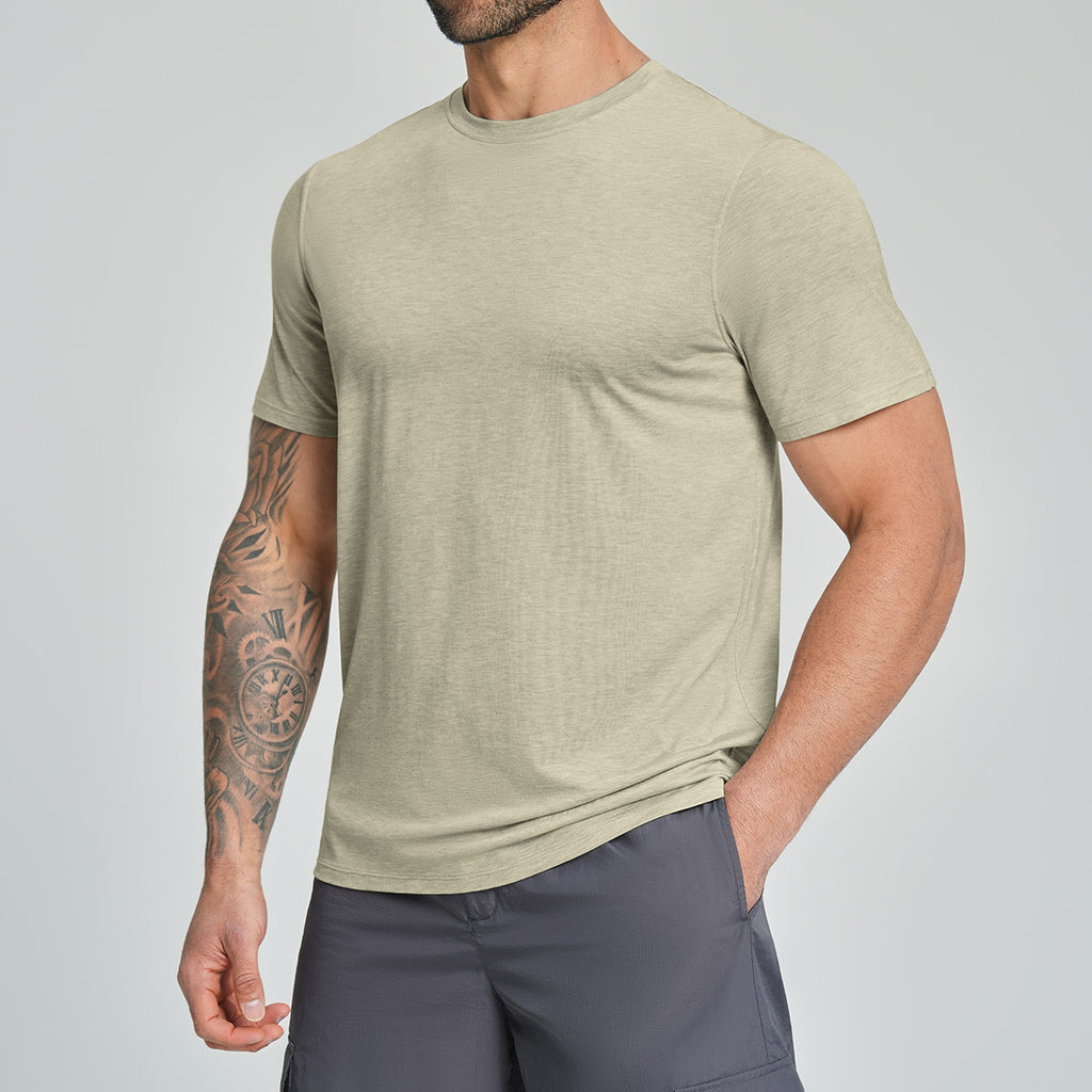 Mens Lyocell Merino Wool Blend T-Shirt