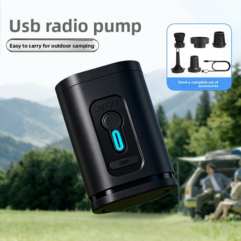 Wireless Rechargeable Air Pump for Inflation and Deflation