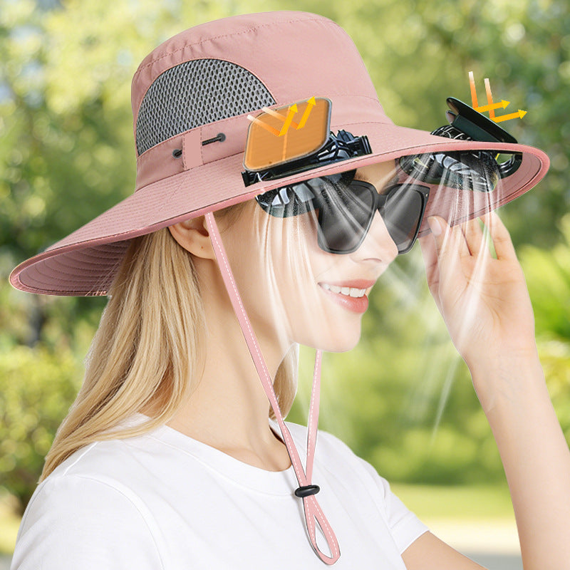 Solar Fan Hat — Stay Cool Anywhere, Powered by the Sun