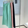 Relaxed Linen Skirt for Women