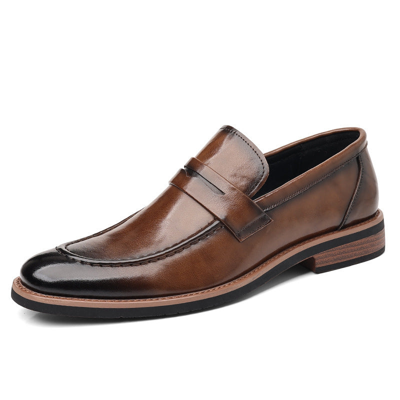 Mens Pointed Toe Oxford Dress Shoes