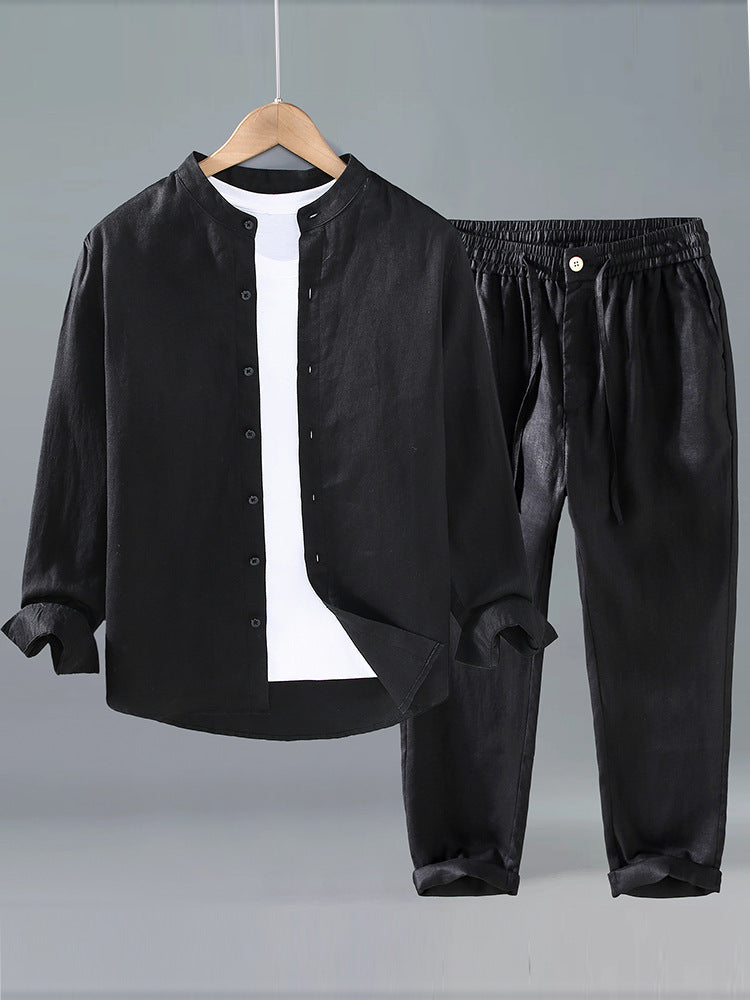 Linen Relaxed Fit Two-Piece Suit
