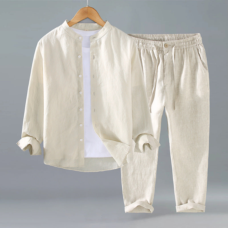 Linen Relaxed Fit Two-Piece Suit