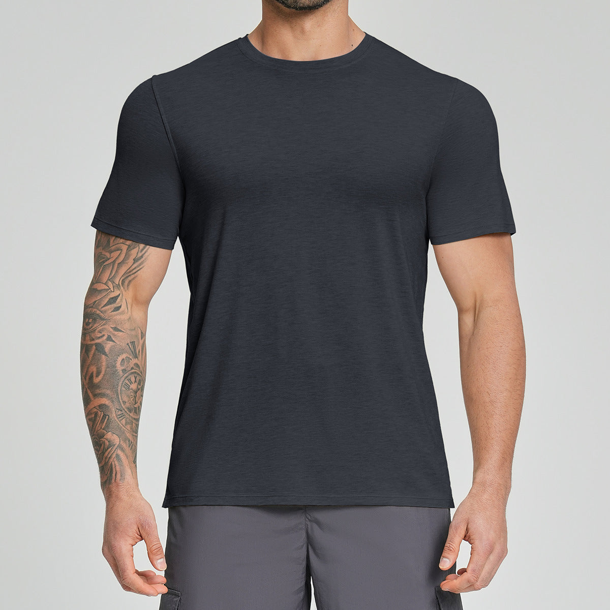 Mens Lyocell Merino Wool Blend T-Shirt