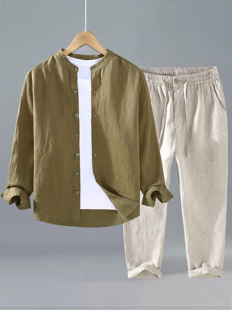 Linen Relaxed Fit Two-Piece Suit