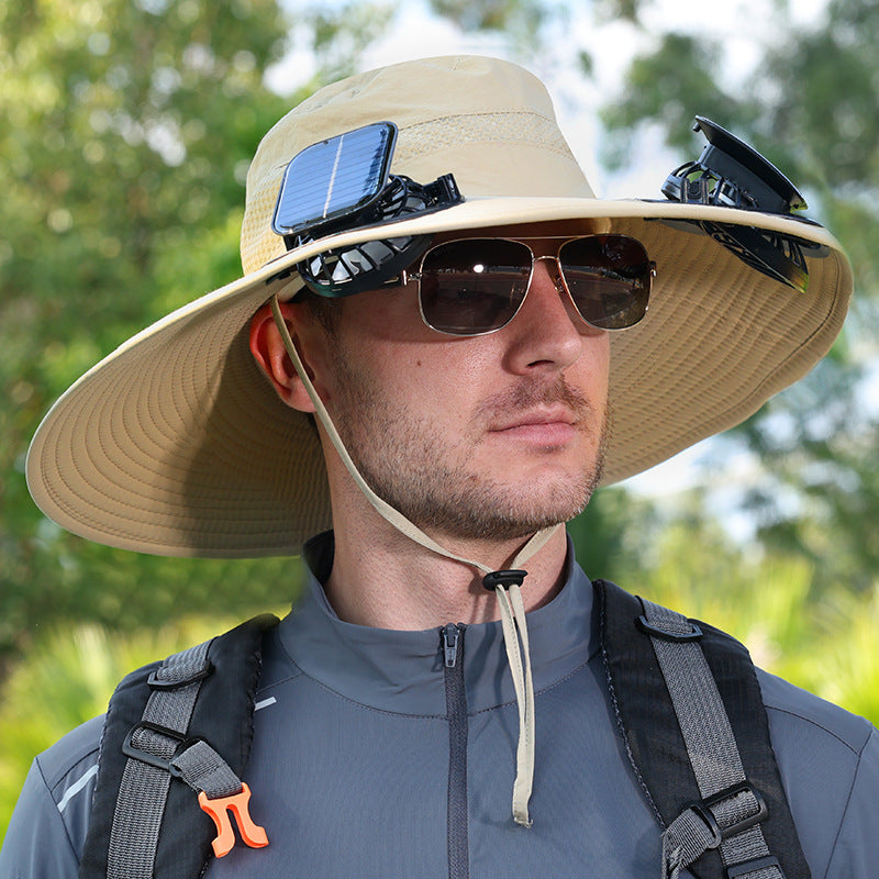 Solar Fan Hat — Stay Cool Anywhere, Powered by the Sun
