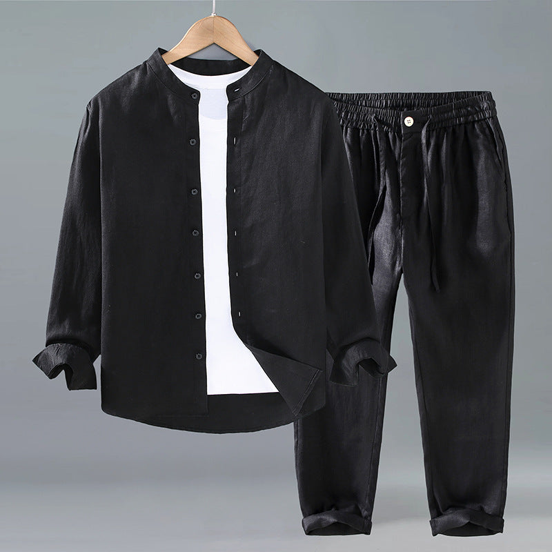 Linen Relaxed Fit Two-Piece Suit