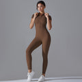Womens Yoga Jumpsuit with Zipper