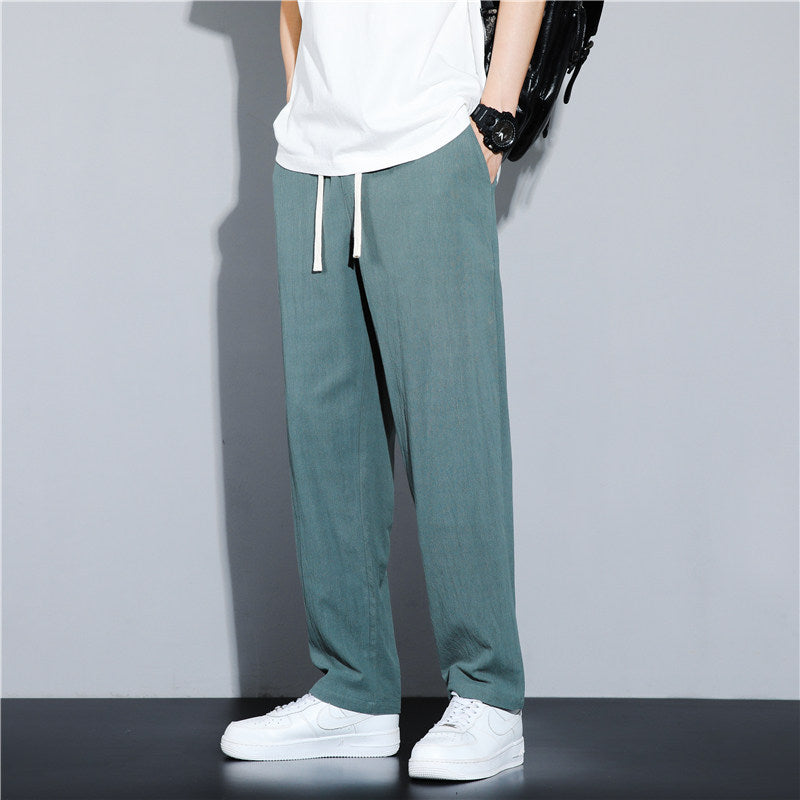 Mens Casual Straight Leg Pants