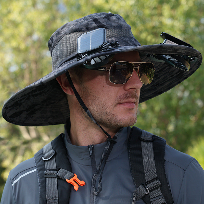 Solar Fan Hat — Stay Cool Anywhere, Powered by the Sun