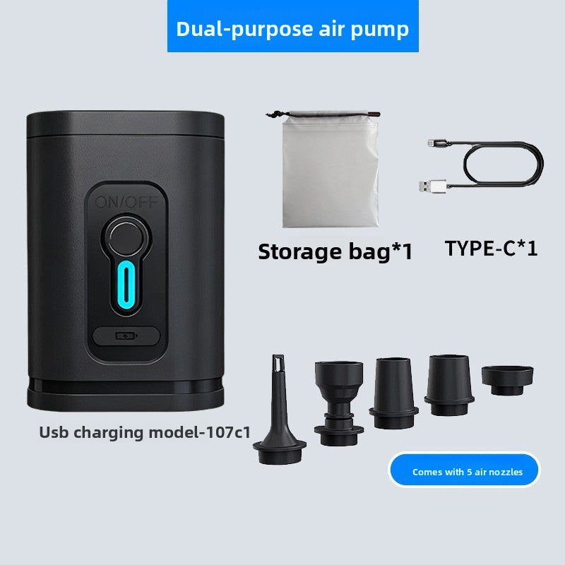 Wireless Rechargeable Air Pump for Inflation and Deflation