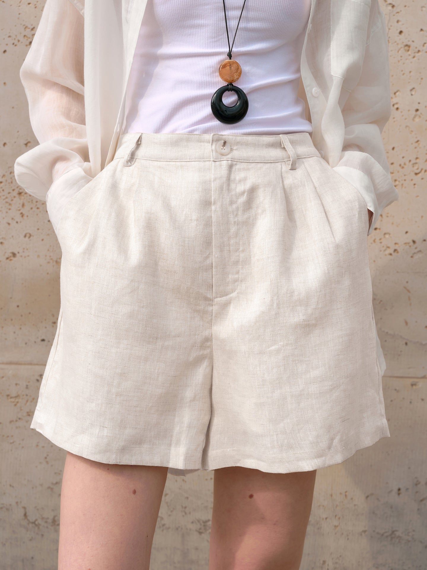 Women's Linen Casual Shorts
