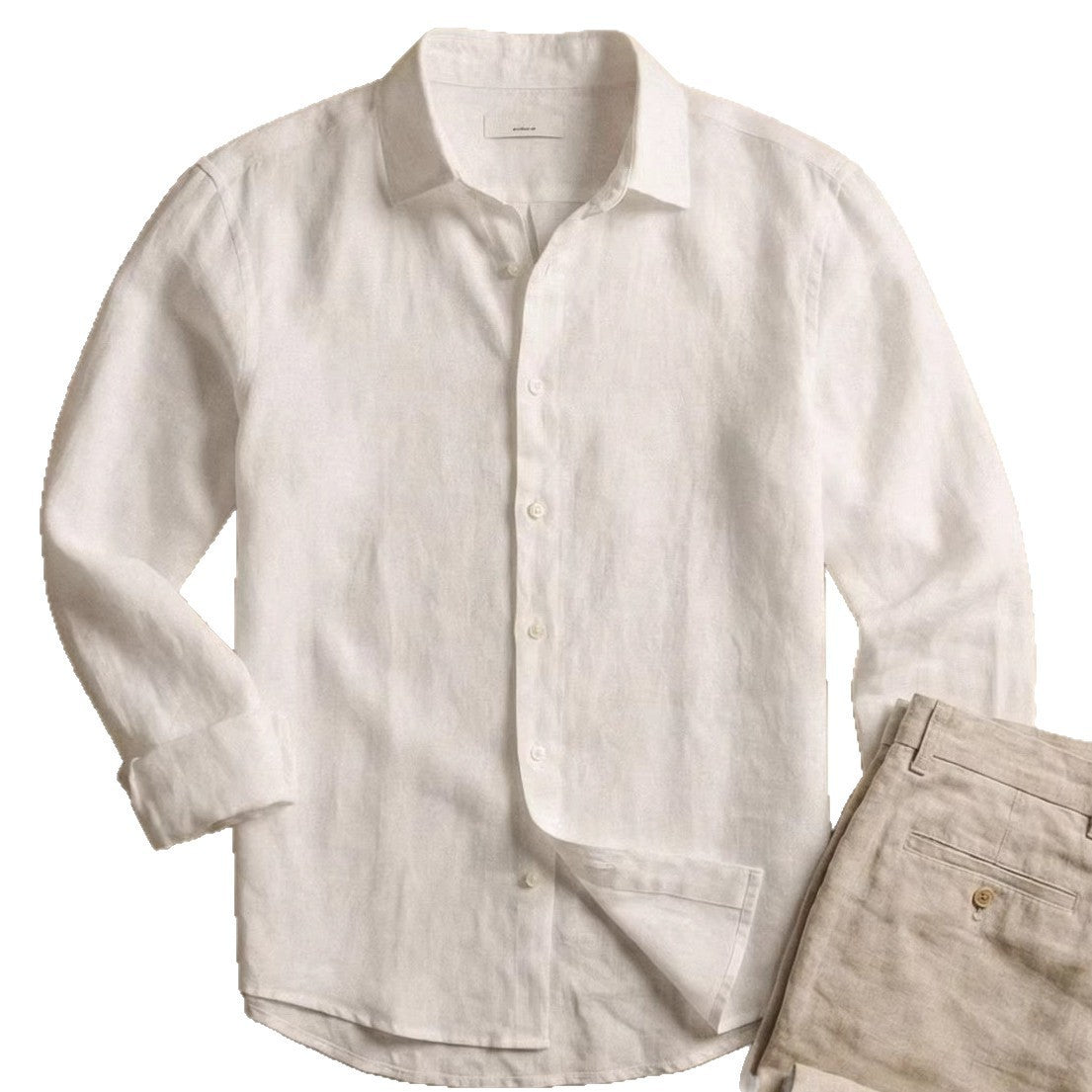 Linen Long-Sleeved Shirt