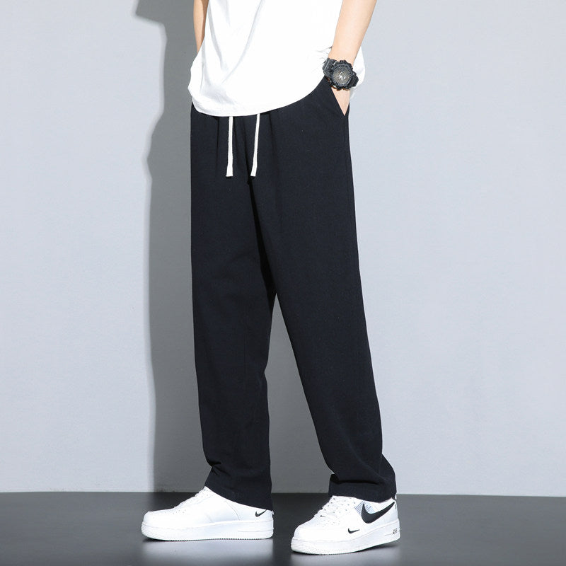 Mens Casual Straight Leg Pants