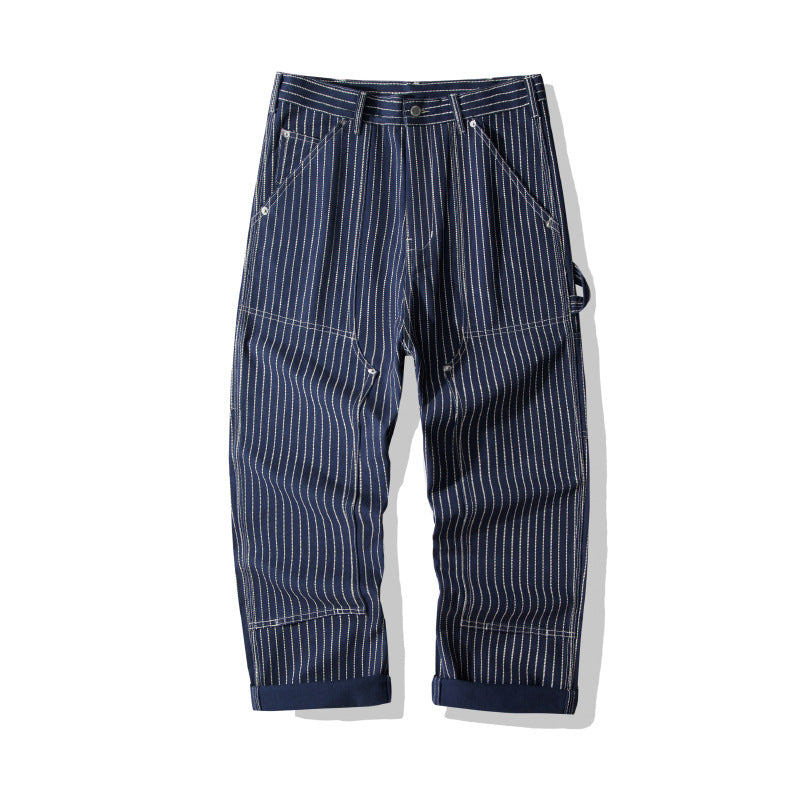 Workwear Canvas Trousers with Reinforced Knees