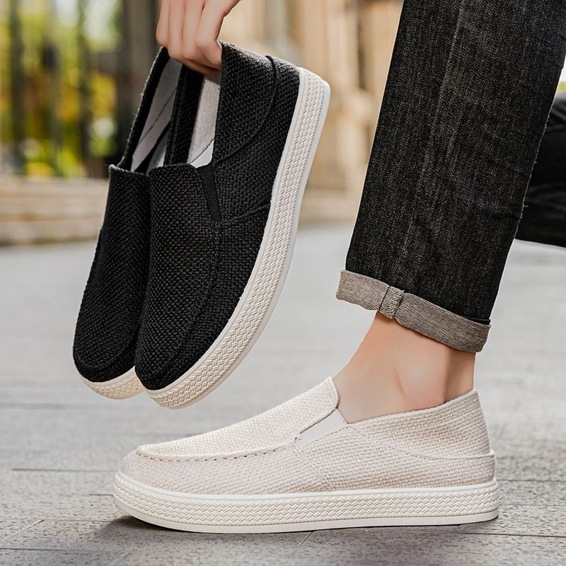 Casual linen shoes for odor prevention