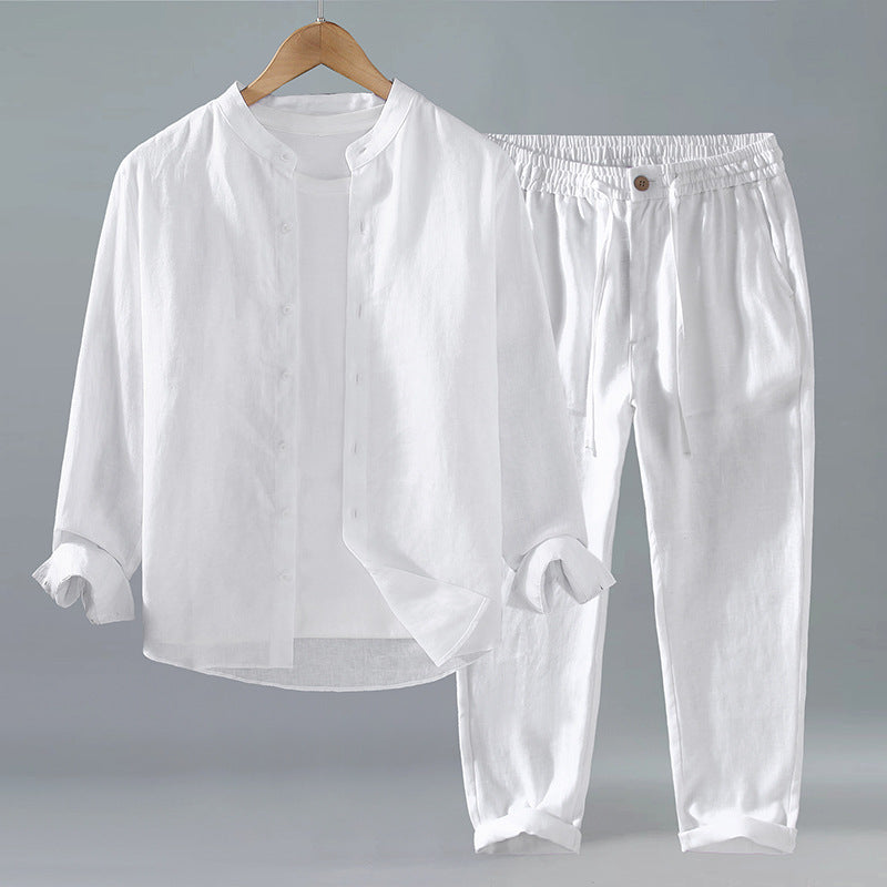 Linen Relaxed Fit Two-Piece Suit
