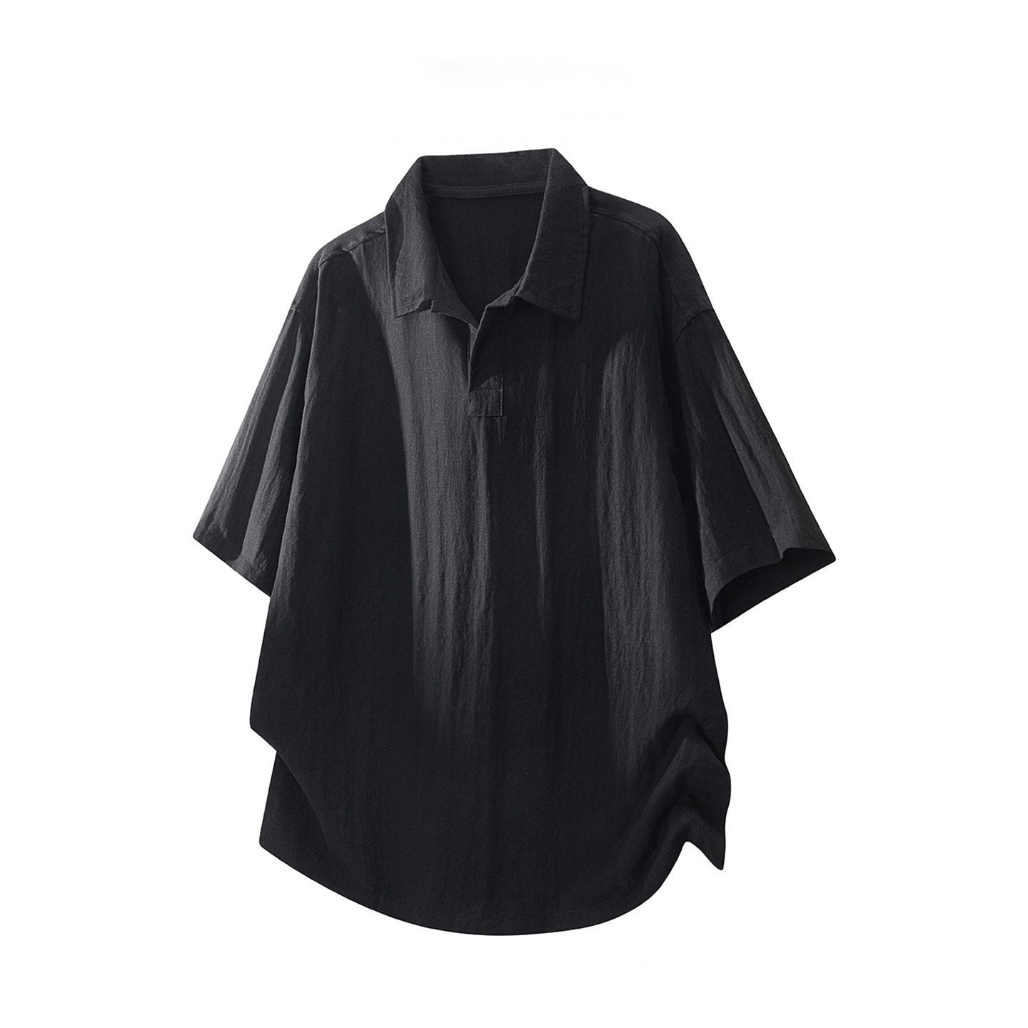 Men's Linen Blend Short Sleeve Polo and Pants Set