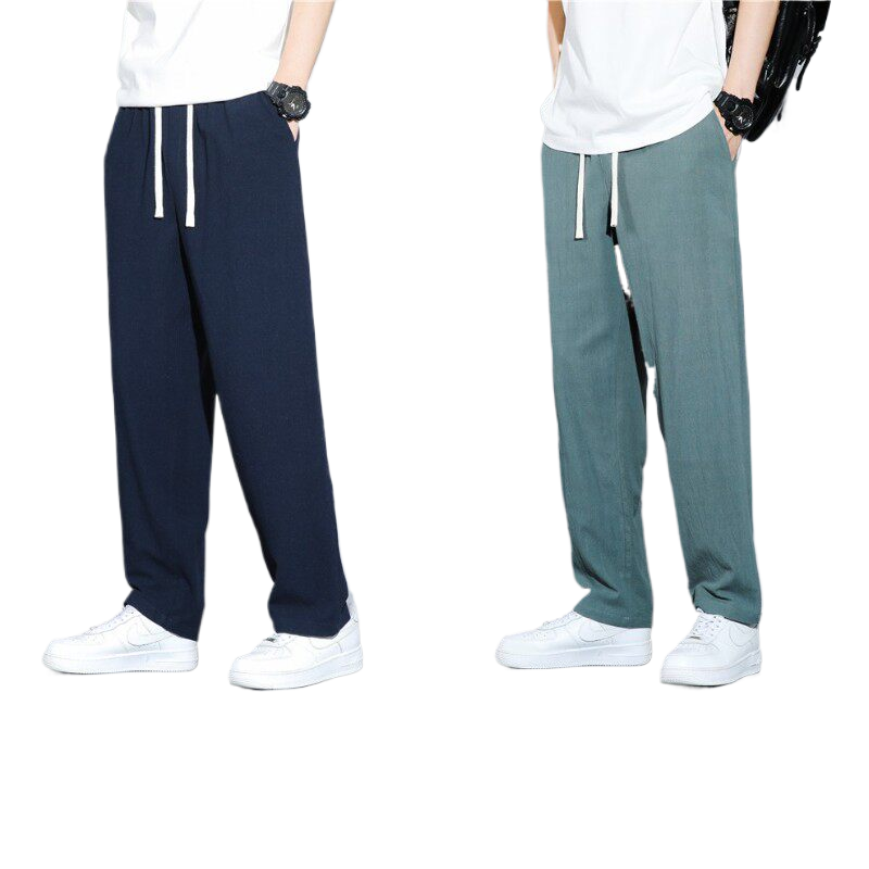 Mens Casual Straight Leg Pants