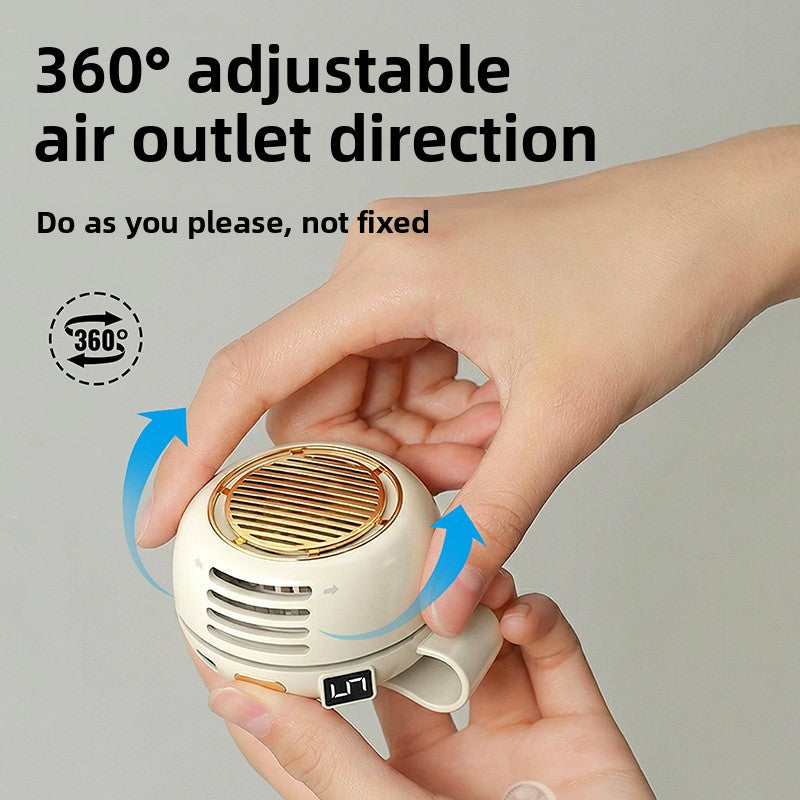 Mini Clip-on Bladeless Fan with USB Charging