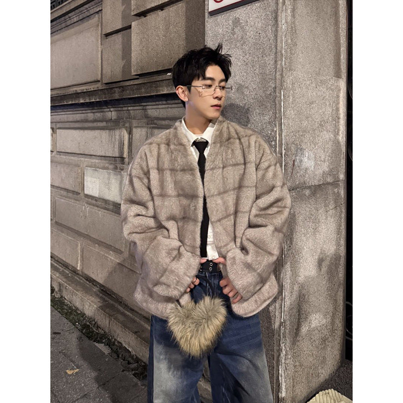 Korean Style Mink Velvet Fur Short Coat
