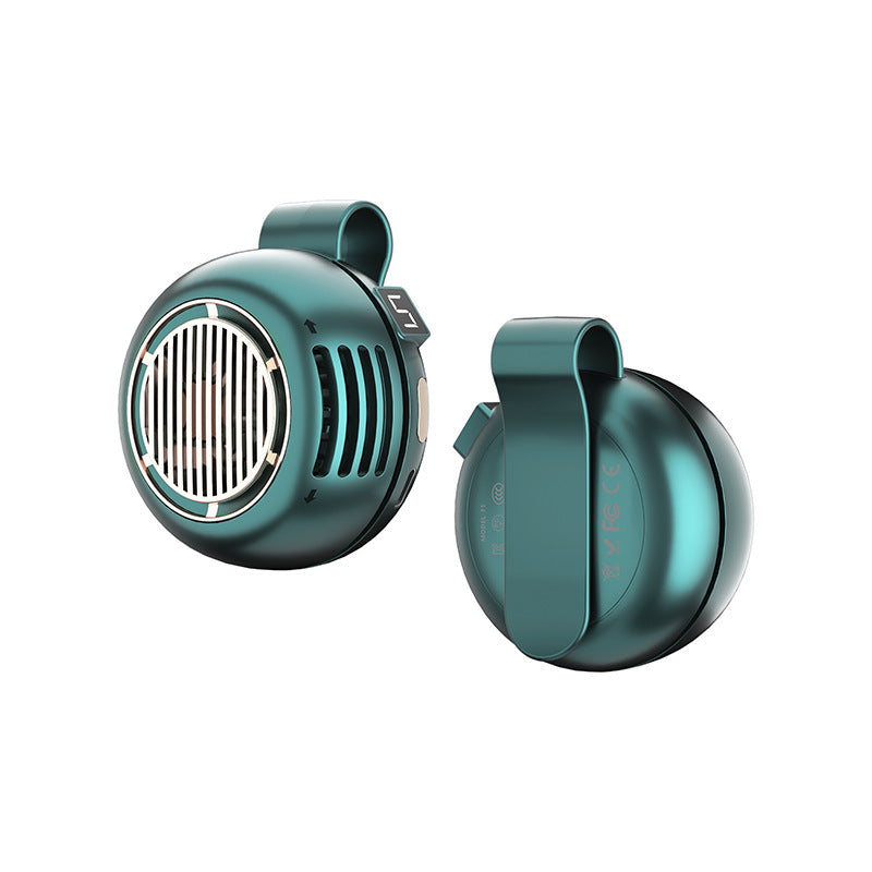 Mini Clip-on Bladeless Fan with USB Charging