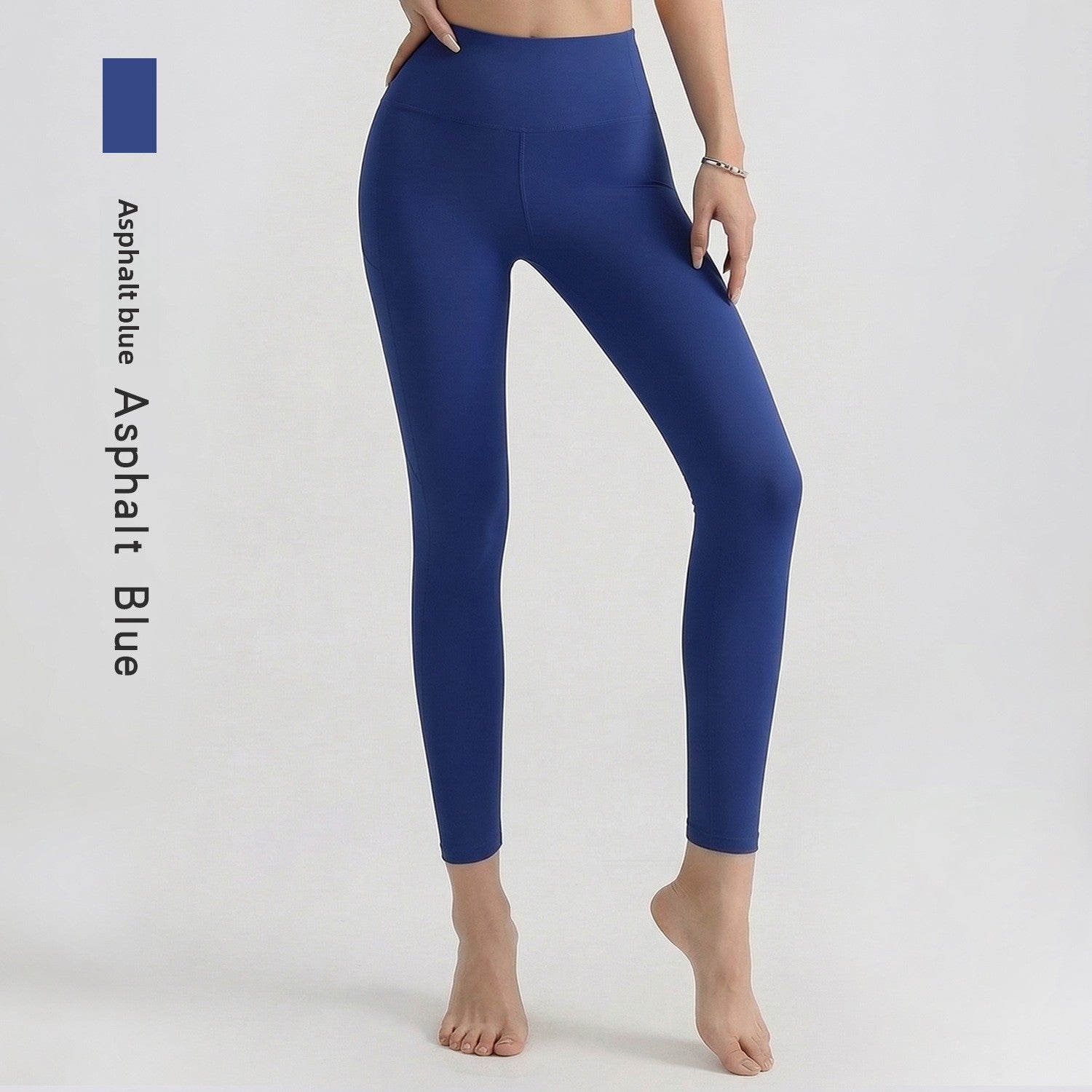High Waist Yoga Pants with Side Pockets