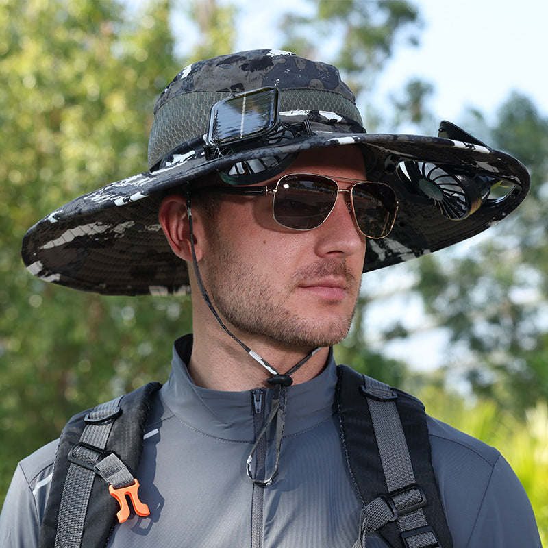 Solar Fan Hat — Stay Cool Anywhere, Powered by the Sun