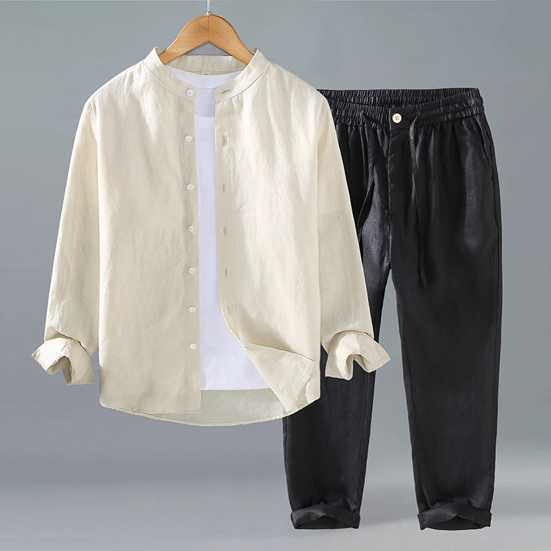 Linen Relaxed Fit Two-Piece Suit