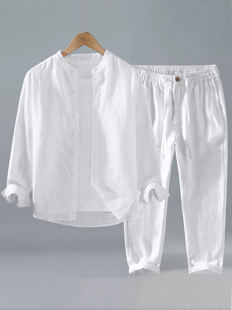 Linen Relaxed Fit Two-Piece Suit