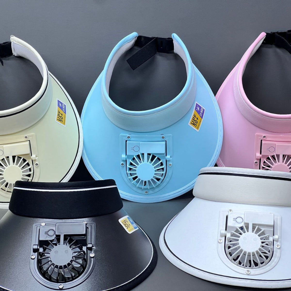 usb charging fan sun hat