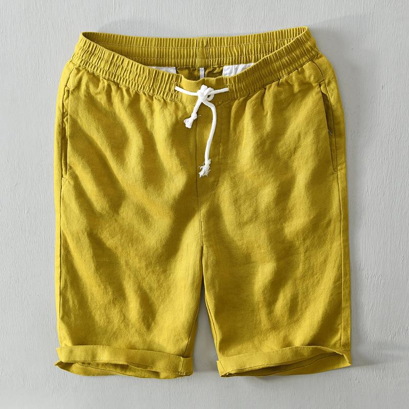 Men's Linen Casual Shorts
