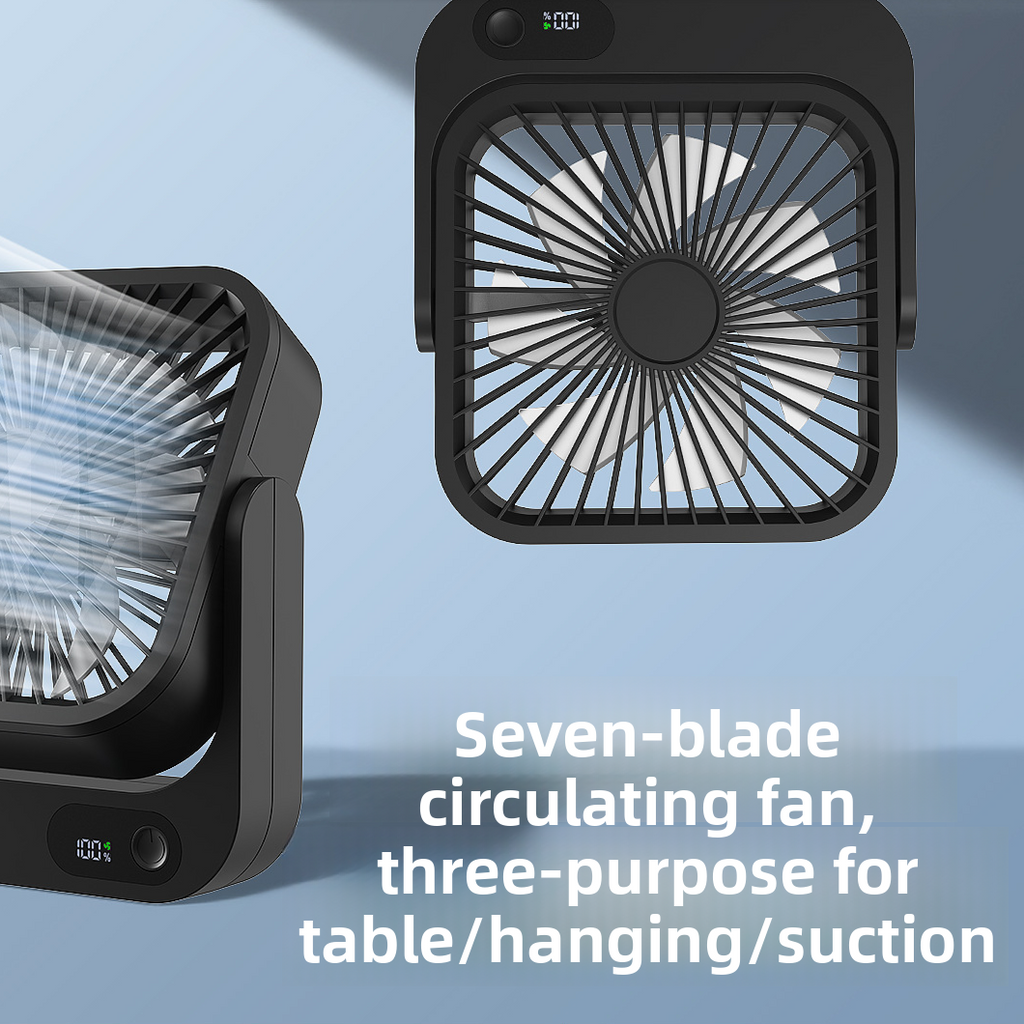 Magnetic USB Rechargeable Desk Fan